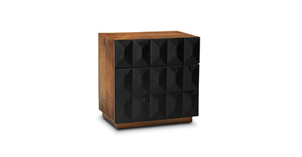 Modern Nightstand with USB Ports - Bedside Table with Storage Drawer for Bedroom, Living Room, or Office - Perfect for Charging Devices and Organizing Essentials