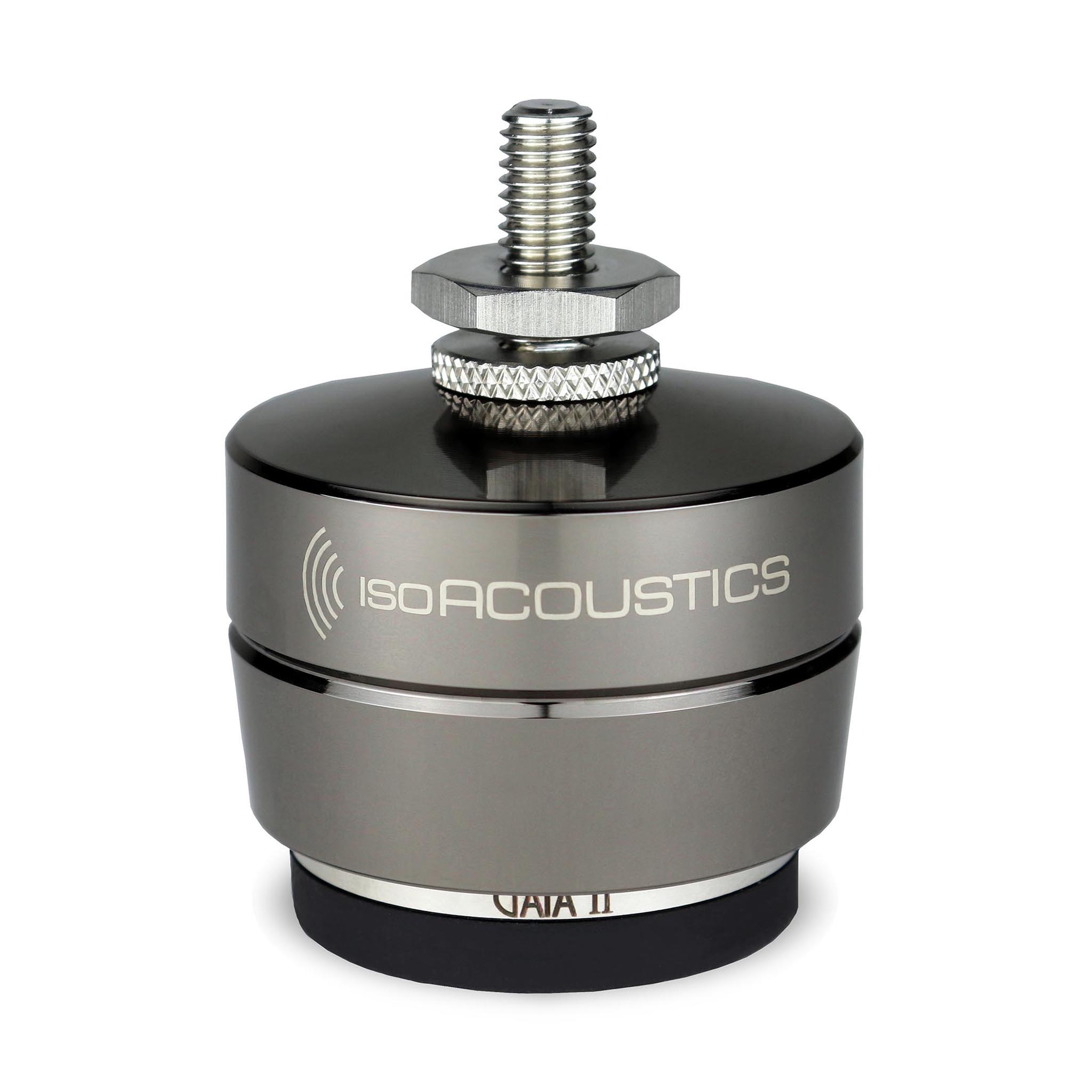 IsoAcoustics Gaia II Speaker Isolation Feet - Premium Audio Equipment for Home Theater & Studio - Reduce Vibrations & Enhance Sound Quality