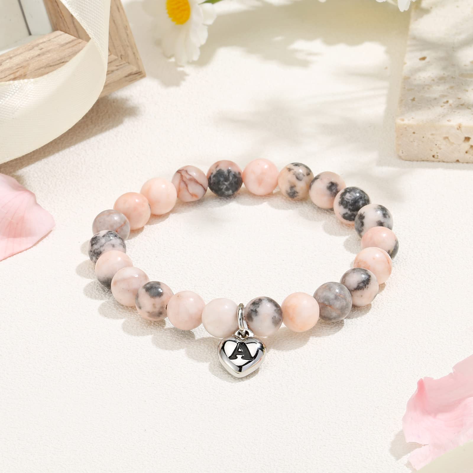 Jewelry & Card Bracelets for Women & Teen Girls - Beaded Inspirational Heart Bracelets, Perfect Easter Birthday Gifts for Daughter, Niece, Sister, Best Friend - Ideal for Daily Wear, Special Occasions & Thoughtful Surprises