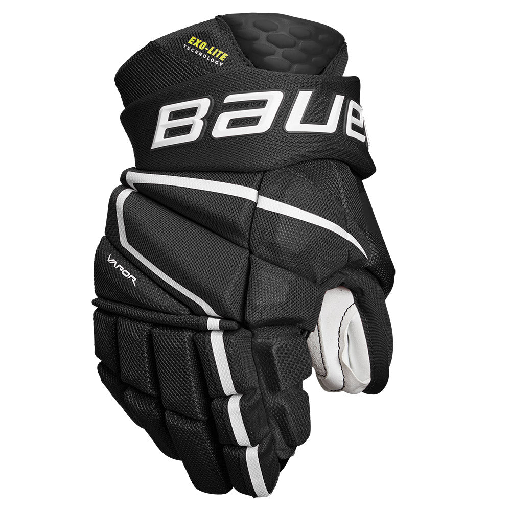 Bauer Vapor HyperLite Junior Ice Hockey Gloves - Lightweight Youth Hockey Gloves for Performance & Protection - Perfect for Practice, Games & Training