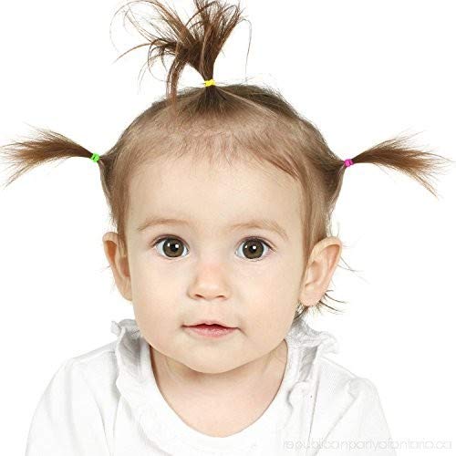 1000 Pcs Colorful Elastic Hair Bands - Mini Hair Ties for Kids, Girls & Baby - Soft & Stretchy Ponytail Holders for School, Sports & Daily Use
