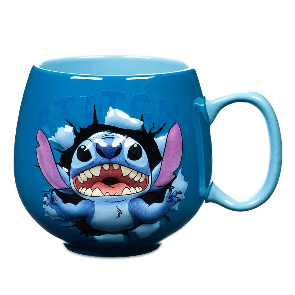 Stitch Sculpted Mug - Disney Inspired Coffee Cup with Handle, Perfect for Hot & Cold Drinks, Gift for Disney Fans, Home & Office Use