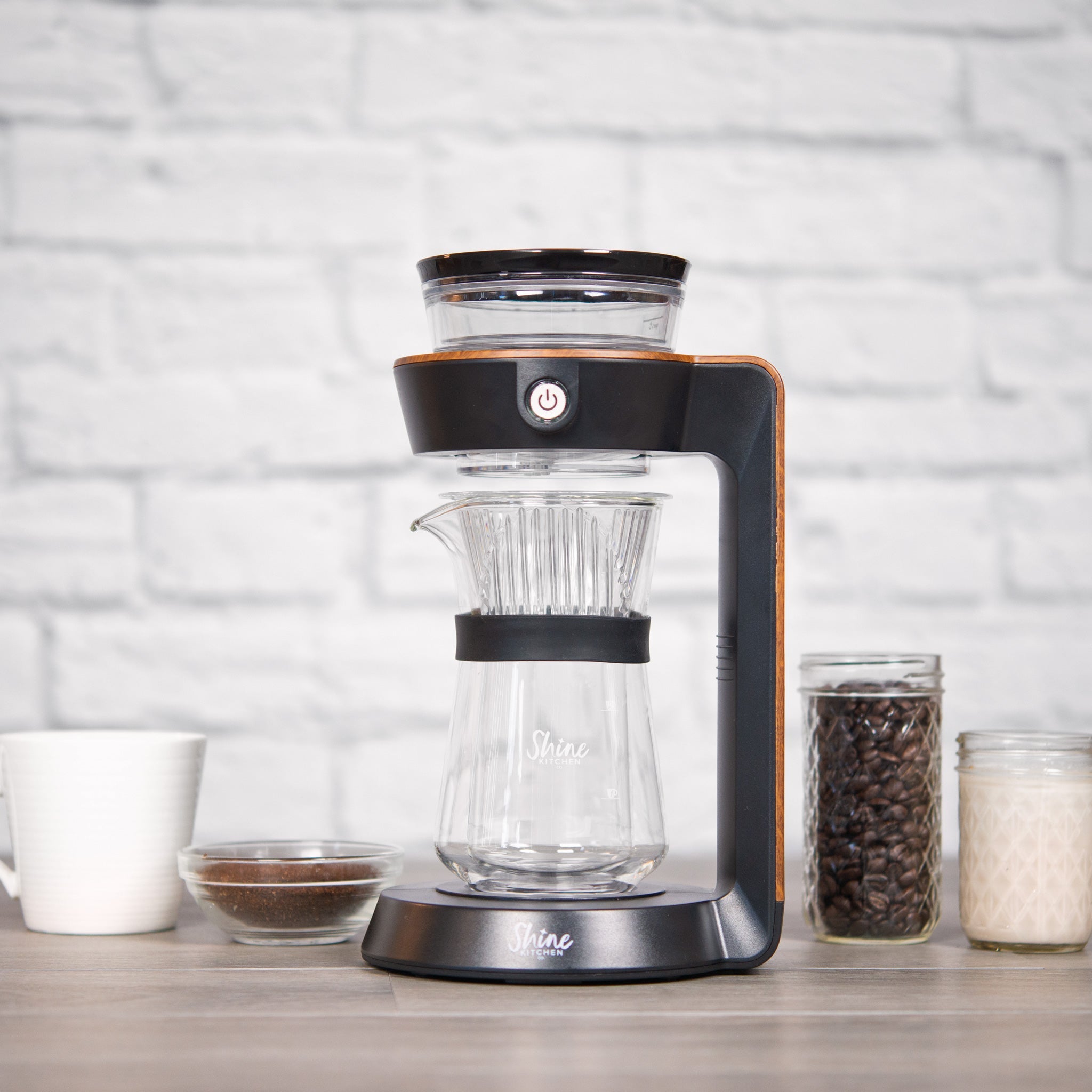 Shine Kitchen Co.® Refurbished Autopour Automatic Pour Over Coffee Maker - Perfect for Home, Office & Cafe Use