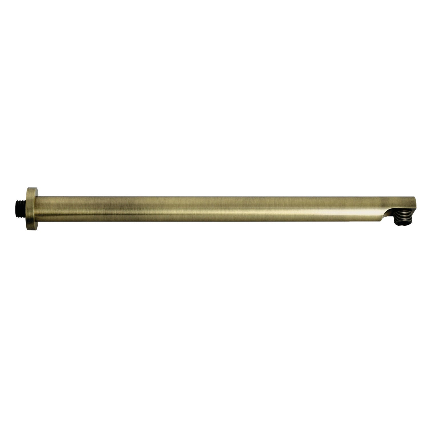 AquaElements K8119E3 18.9 Inch Rain Drop Shower Arm with Flange in Antique Brass Finish - Perfect for Bathroom Renovation & Luxury Spa Experience