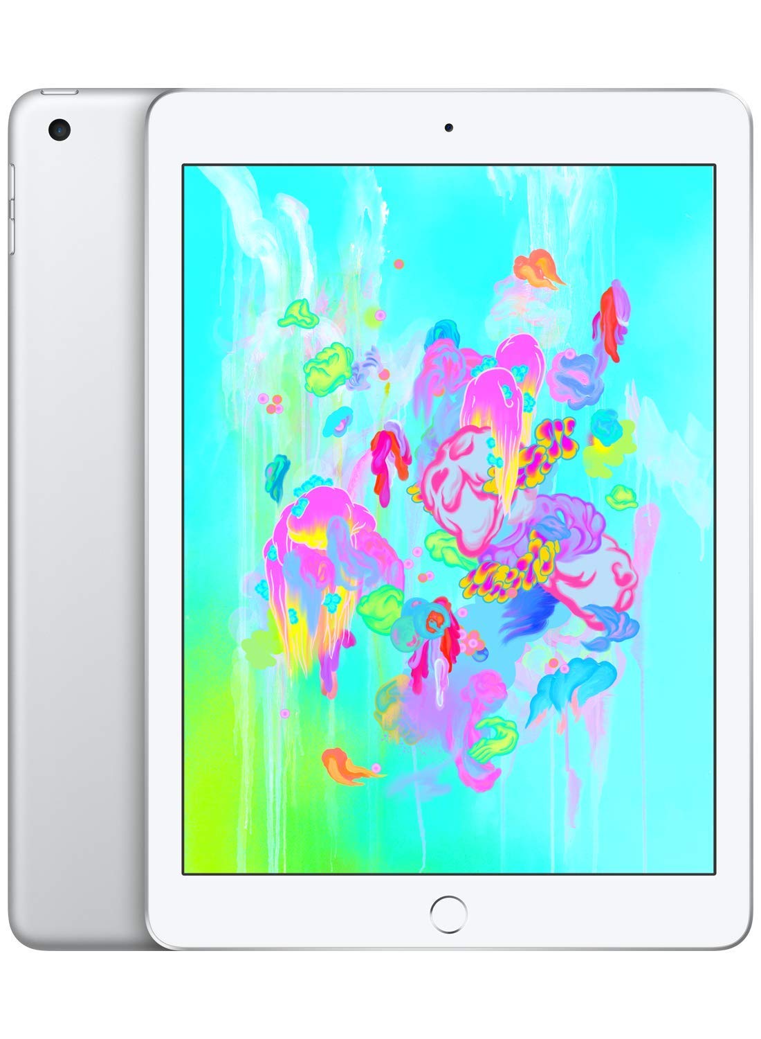 Refurbished Apple iPad 9.7-inch 128GB Wi-Fi Tablet (2018 Model) - Silver | Perfect for Work, School & Entertainment