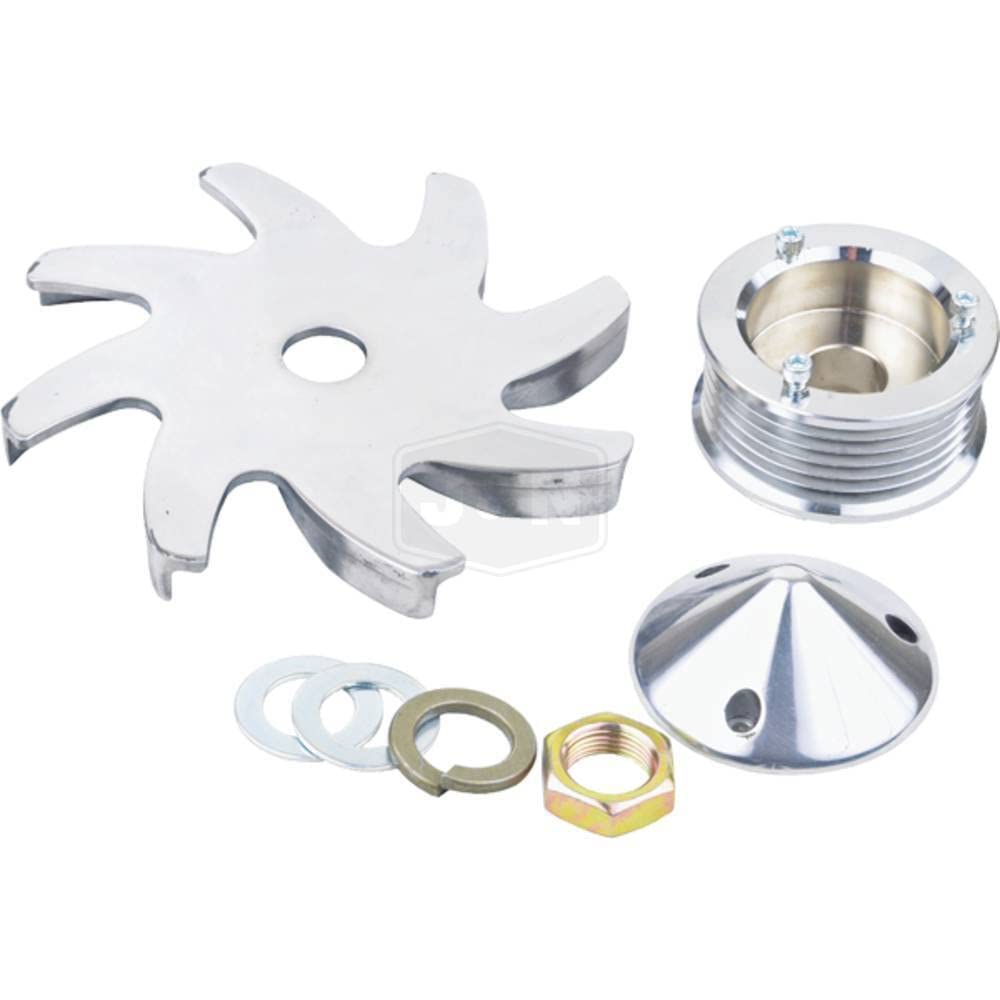 TUF-7679C-JN Replacement Performance Pulley & Fan Kit - Compatible with Tuff Stuff - High Efficiency Cooling System for Automotive & Industrial Applications