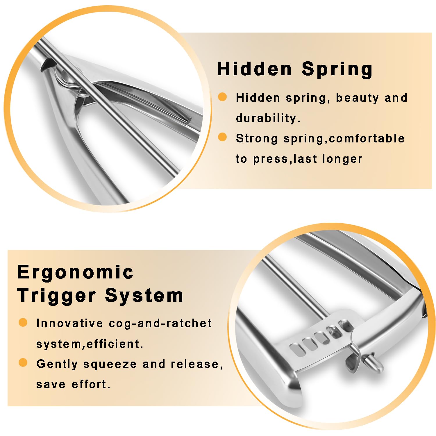 Premium 2 Tbsp Medium Cookie Scoop #40 - 18/8 Stainless Steel Baking Scoop for Perfect Cookies, Cupcakes, Muffins, Ice Cream & Meatballs - Ideal for Home Bakers & Professional Kitchens