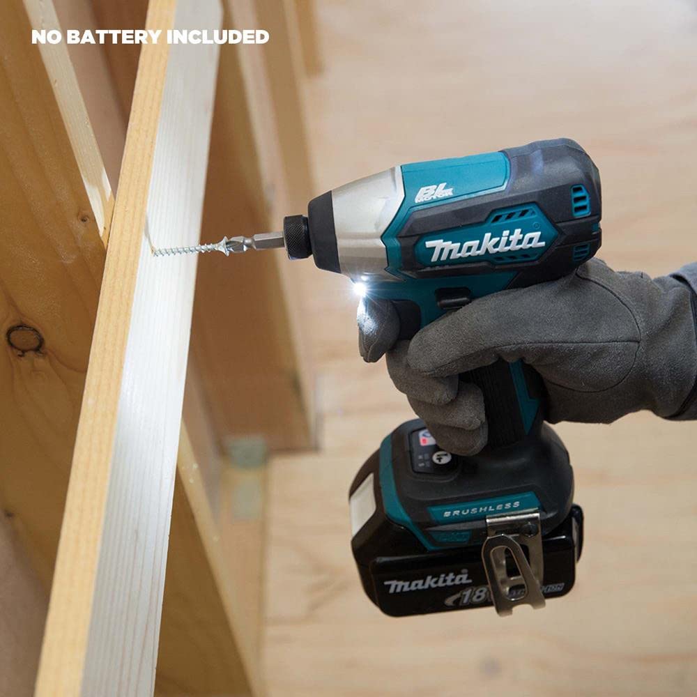 Makita DTD155Z 18V Cordless Brushless Impact Driver - No Battery or Charger Included | Powerful Tool for DIY Projects, Construction & Home Repairs