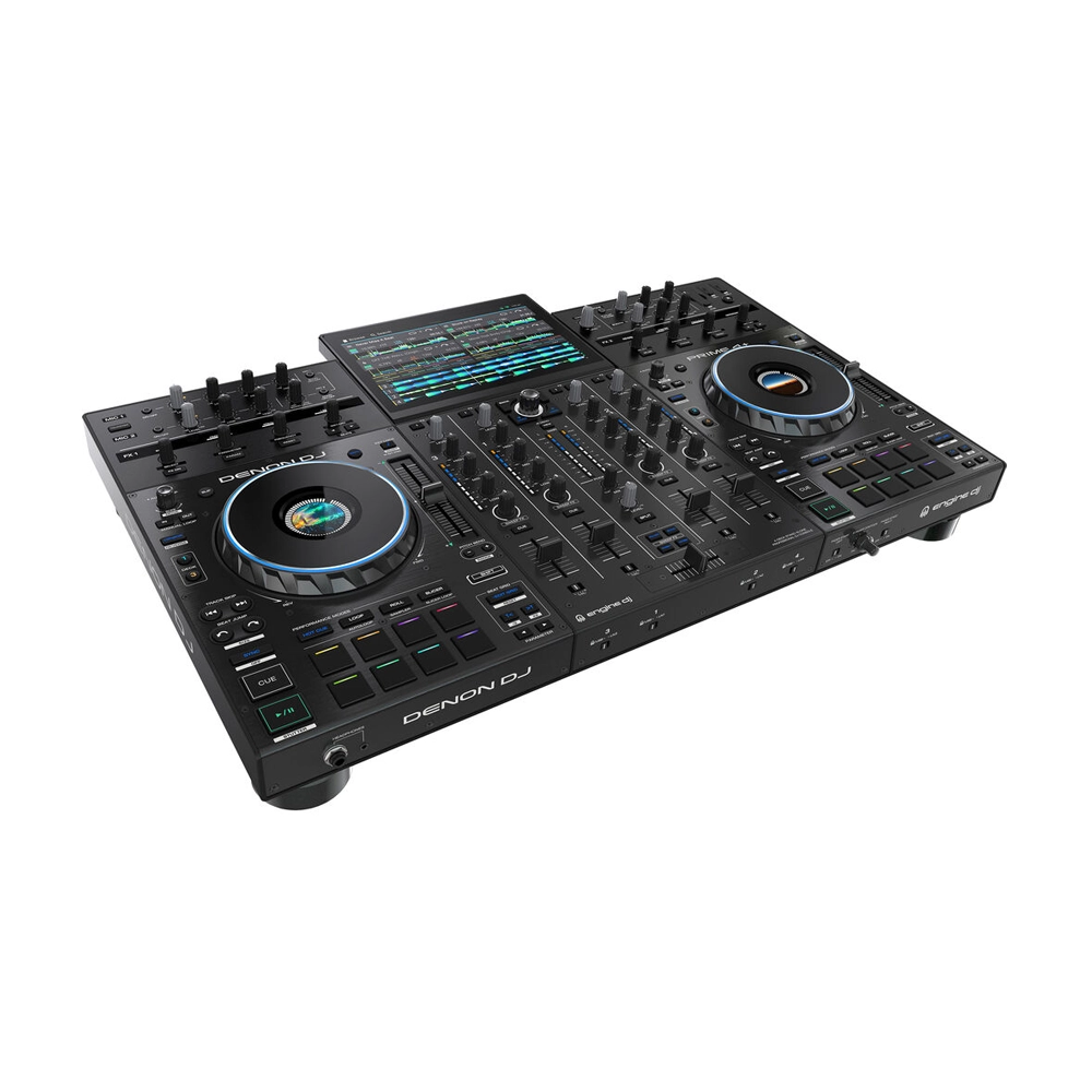 Denon DJ Prime 4+ Standalone DJ Controller with 4-Channel Mixer & 10.1