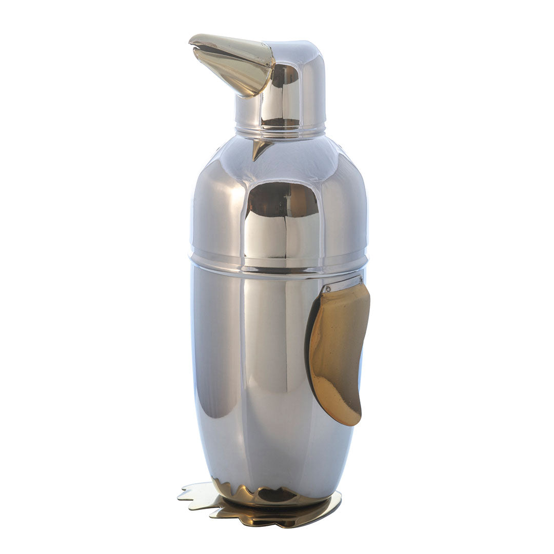 Premium 19oz Penguin Cocktail Shaker Set - Stainless Steel Bar Mixing Tool for Margaritas, Martinis & Cocktails - Perfect for Home Bars, Parties & Professional Bartenders