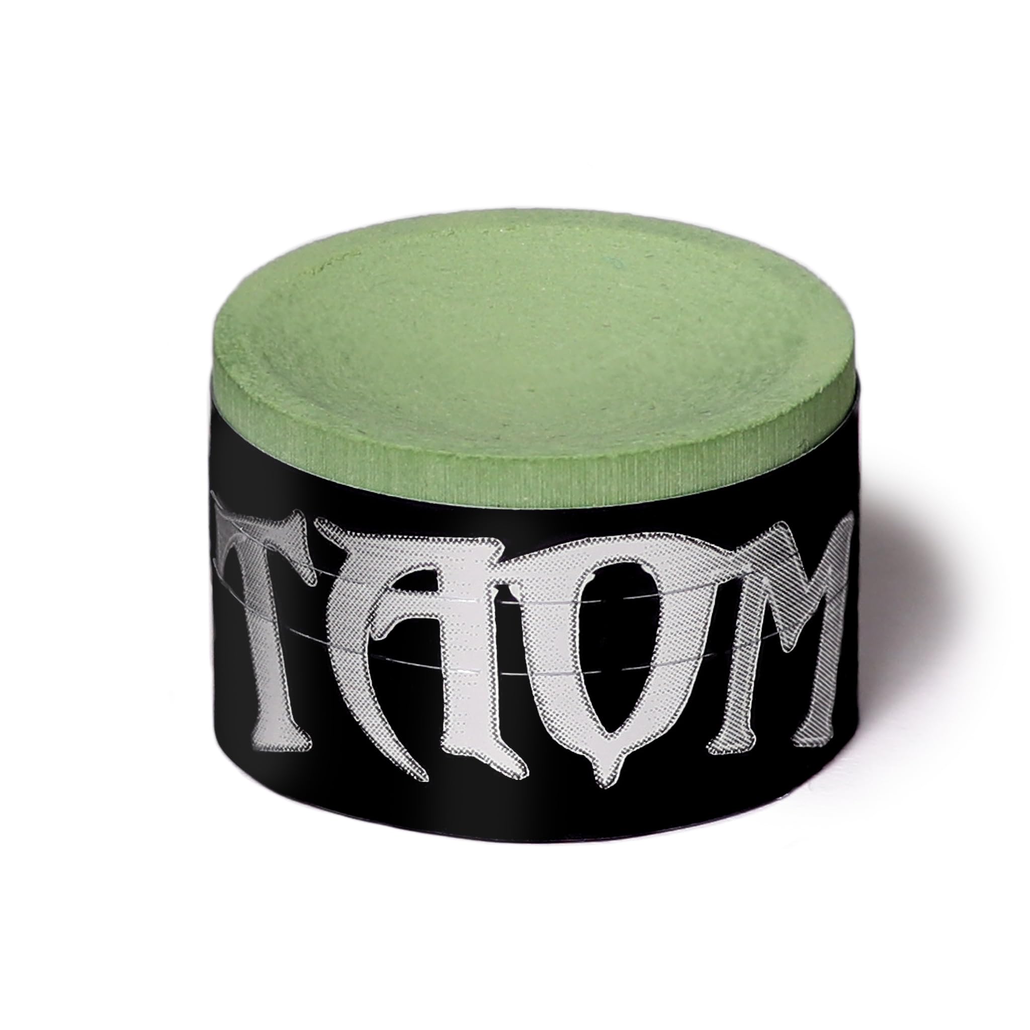 Premium Taom V10 Billiard Pool Cue Chalk - High-Performance Green Chalk with Holder | Perfect for Professional & Home Pool Tables, Snooker, and Billiards Practice