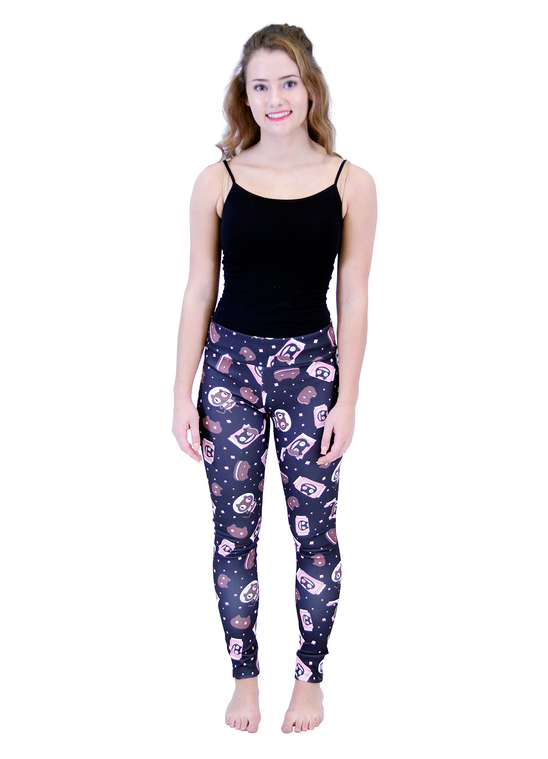 Steven Universe Cookie Cat Space Leggings - Fun Cartoon Character Print Leggings for Women & Girls | Perfect for Cosplay, Anime Conventions & Casual Wear