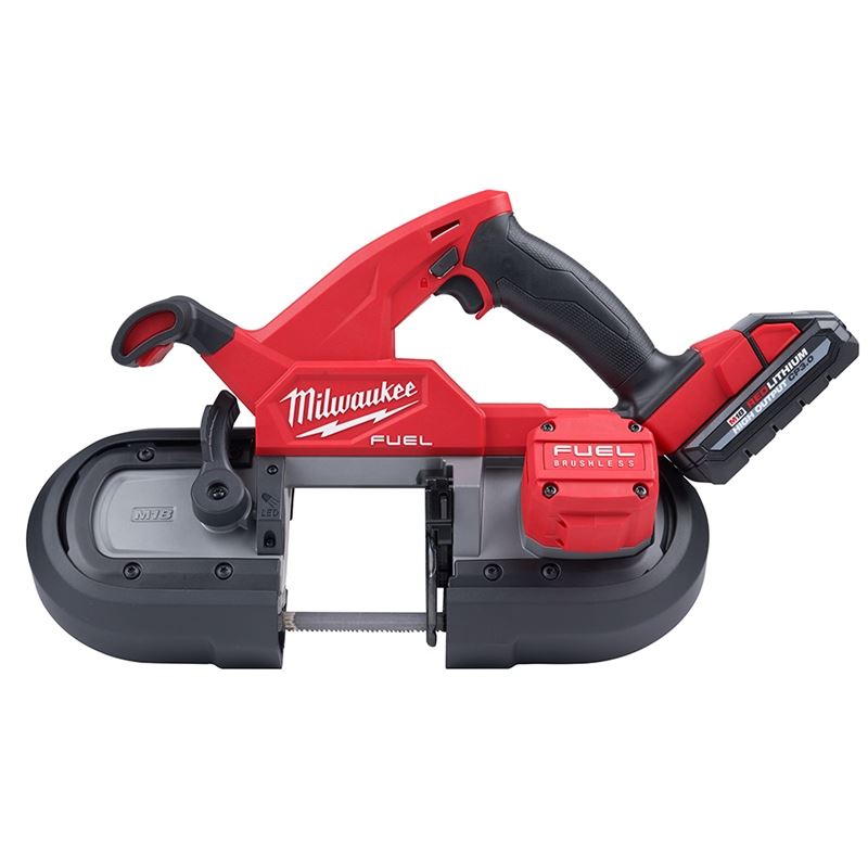 M18 FUEL 18V Brushless Cordless Compact Band Saw Kit with Dual Trigger - 2829S-22 - Ideal for Metal Cutting, Plumbing, and Electrical Work