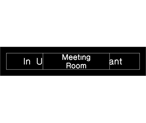 Engraved Office Occupancy Sign for Meeting Rooms - Professional Door Hanger for Vacant/Available Status - Perfect for Conference Rooms, Offices & Workspaces