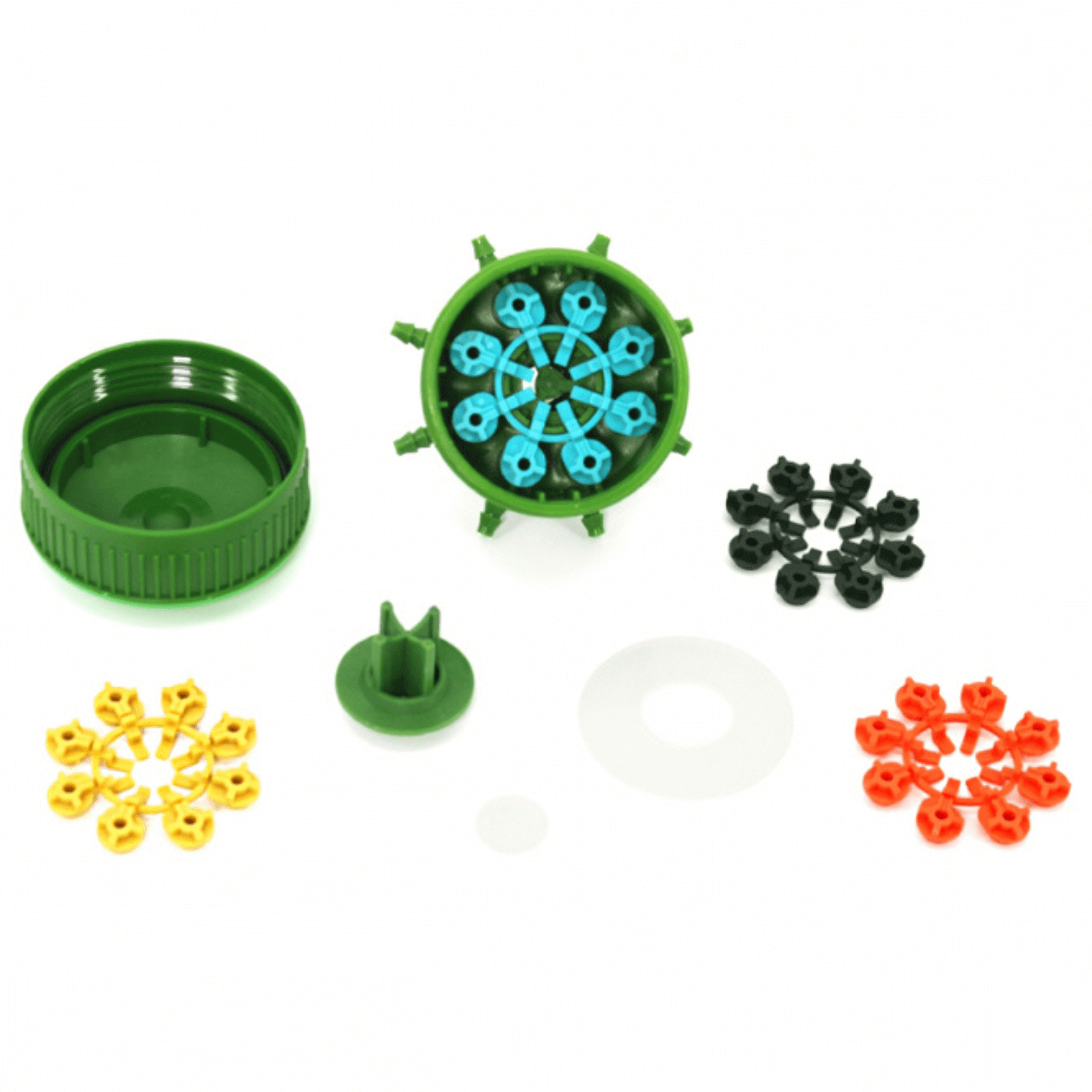 FloraFlex Pipe System MultiFlow 1 Elbow - Hydroponic Irrigation Fitting for Indoor Gardening & Greenhouse Setup | Durable Drip System Connector for Efficient Water Distribution