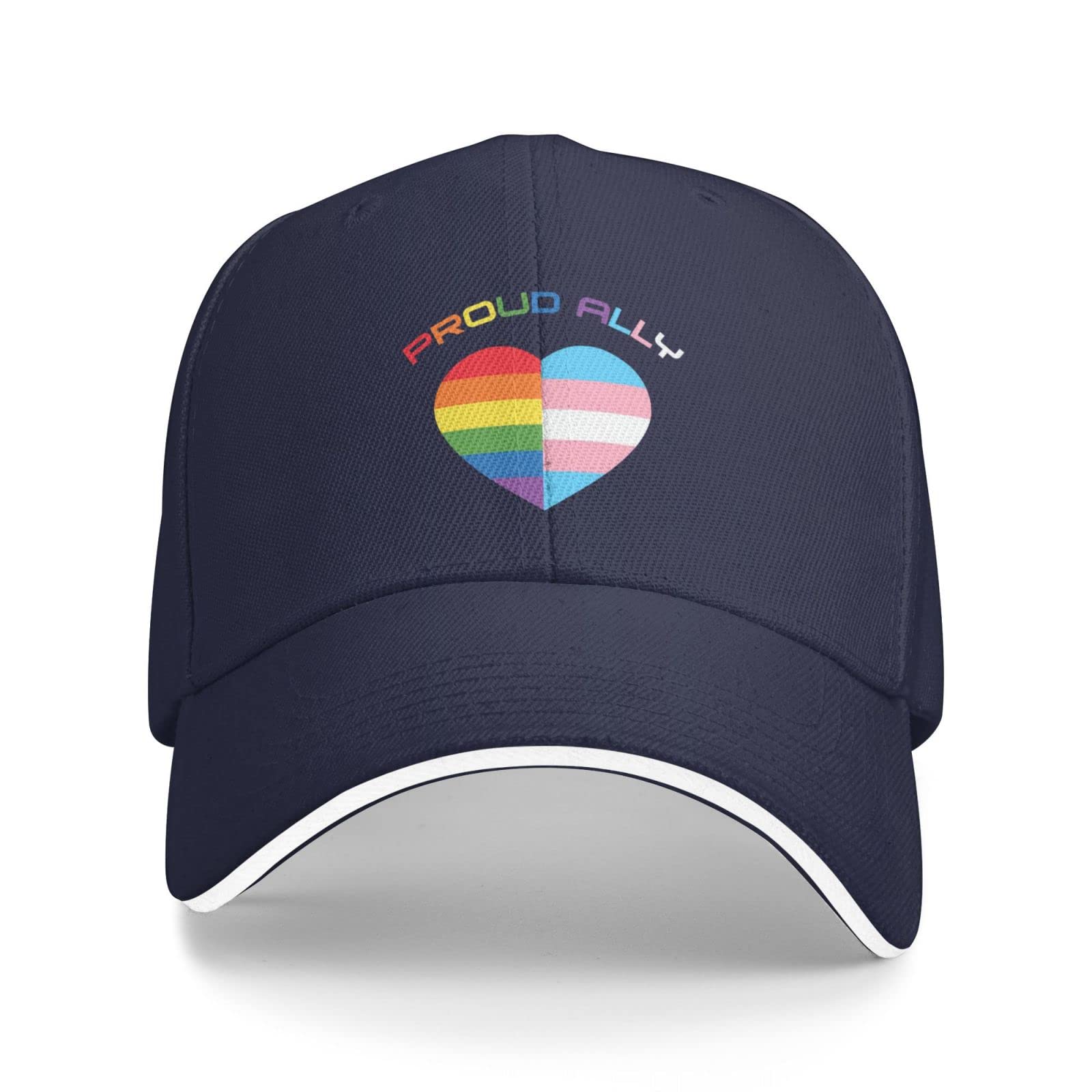 LGBTQ Gay Pride Ally Hat for Men & Women - Adjustable Dad Trucker Baseball Cap - Perfect for Pride Parades, Festivals & Supporting LGBTQ+ Rights