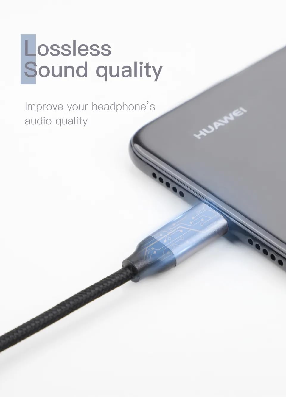 USB C to 3.5mm Headphone Adapter - Aux Audio Dongle Cable for Samsung Galaxy, iPad Pro, Huawei, Xiaomi & Type C Devices | Perfect for Gaming, Music & Hands-Free Calling
