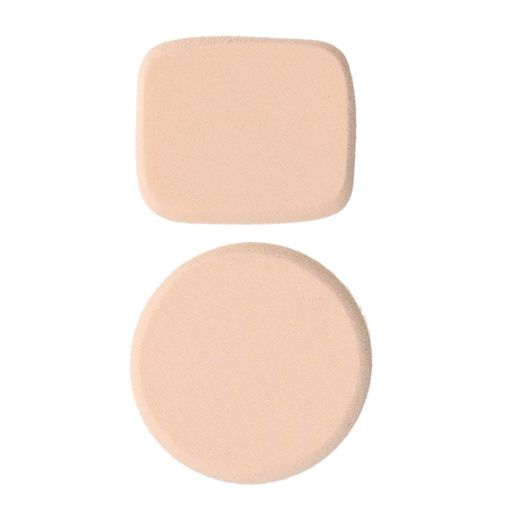 MAPPERZ Makeup Sponge & Powder Puff - Soft Blending Sponge for Foundation, Concealer & Powder - Vegan Cosmetic Sponge for Flawless Face & Neck Makeup - Set of 2 (Perfect for Liquid, Cream & Powder Formulas - Great for Everyday Makeup & Professional Use)