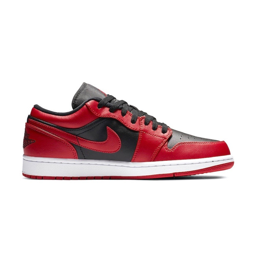 Air Jordan 1 Low Reverse Bred - Men's Basketball Shoes for Casual Wear & Street Style | Retro Sneakers for Running, Walking & Everyday Fashion