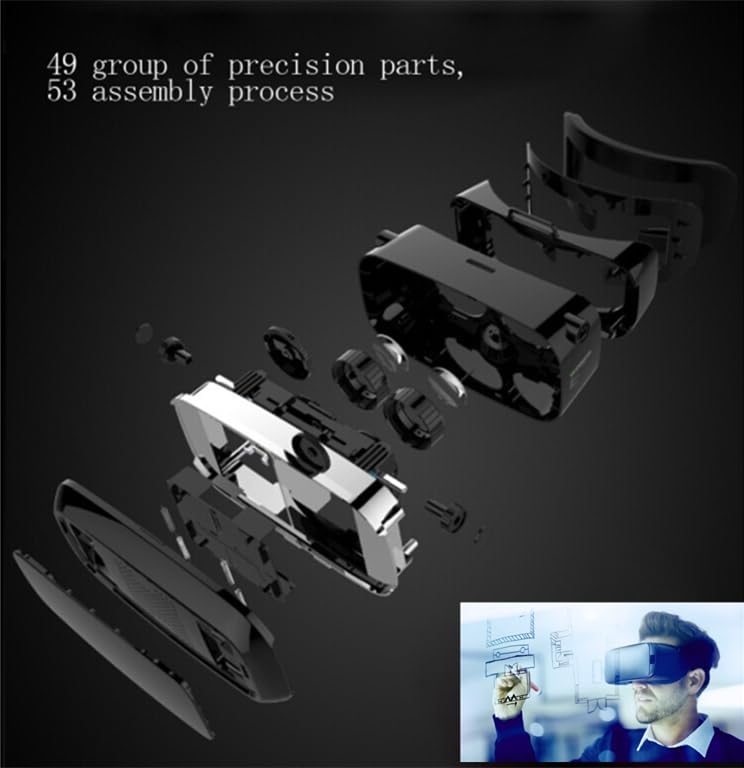 Best VR Headset for iPhone & Android Phones 4.7-6.5 Inch - Universal Virtual Reality Goggles with Controller for Kids & Adults - Portable 3D Glasses for Movies, TV Shows & Video Gaming - Perfect for Home Entertainment & Immersive Experiences