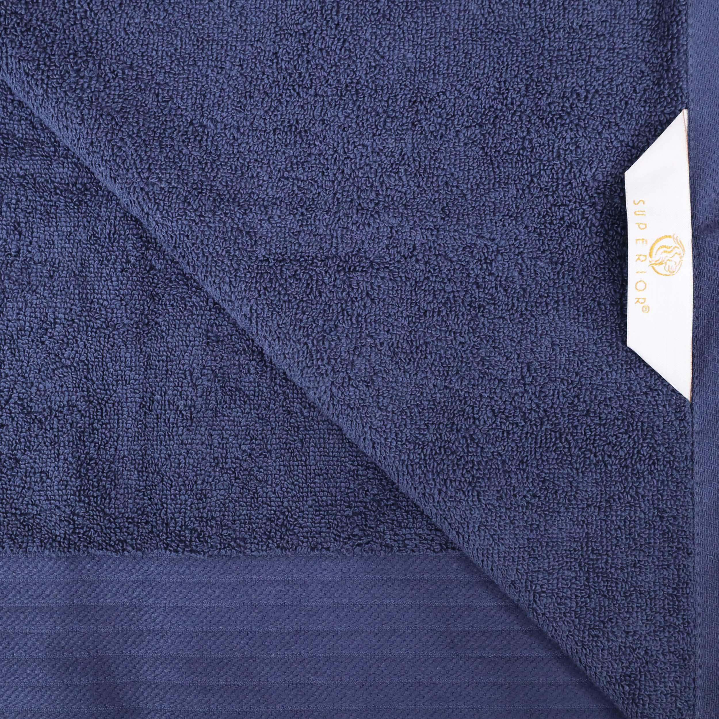 Premium 6-Piece Turkish Cotton Herringbone Bath Towel Set - Ultra Soft & Absorbent - Luxury Bath, Spa & Guest Towels for Home & Hotel Use