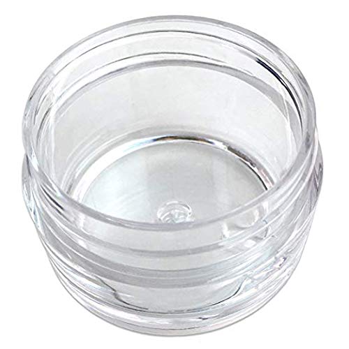 Beauticom 20g/20ml Clear Acrylic Round Jars with Black Lids - 936 Pieces Bulk Set for Lip Balm, Cream, Makeup, Cosmetics, Samples & Ointments | Perfect for DIY Beauty Products, Travel Containers & Small Batch Packaging