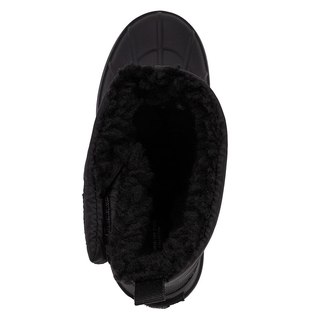 London Fog Jett Waterproof Insulated Fleece-Lined Snow Boots for Kids & Toddlers - Unisex Winter Boots for Boys & Girls (Sizes 5 Toddler to 6 Big Kid) - Black, Navy Blue, Grey - Perfect for Snow Play, School & Outdoor Winter Activities