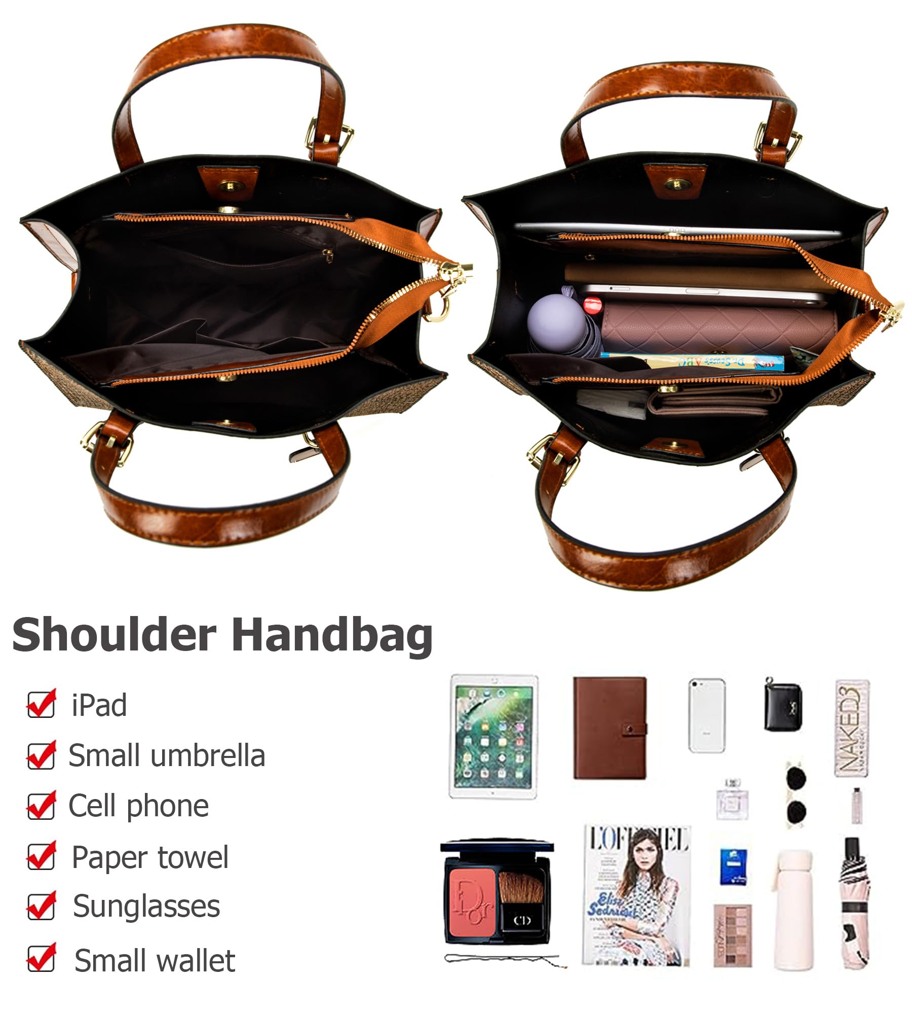 KingTo Women's Crocodile Pattern Satchel Handbag Set - Stylish Tote & Shoulder Bag 3-Piece Collection for Work, Travel & Evening Out
