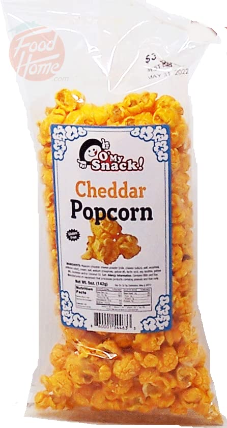 Delicious Cheddar Popcorn - 5 oz Bag | Crunchy Cheese Flavored Snack for Movie Nights, Parties & On-the-Go Munching