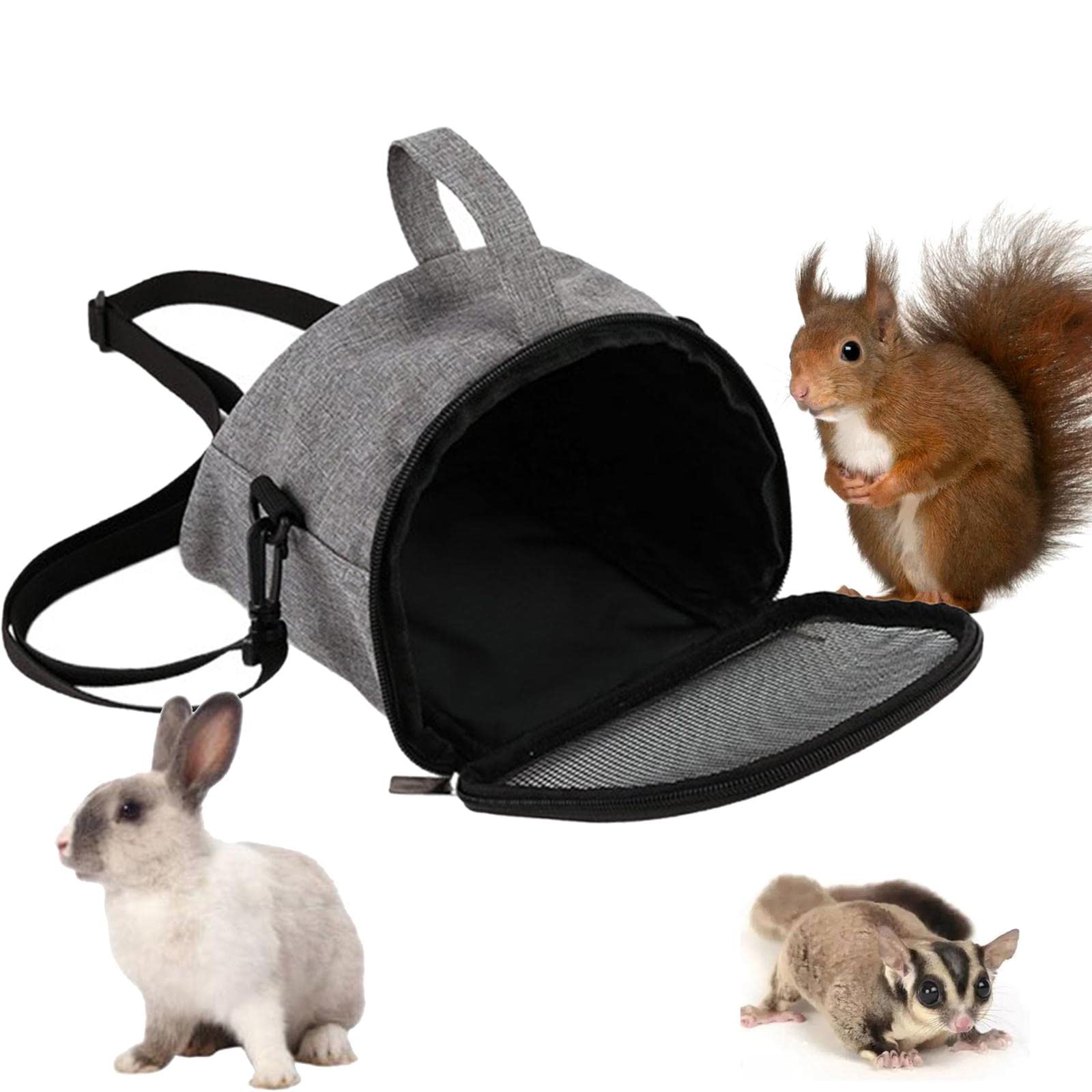 Durable Hamster & Guinea Pig Travel Carrier Bag - Ventilated Pet Transport for Small Animals - Perfect for Outdoor Adventures, Vet Visits & Daily Use