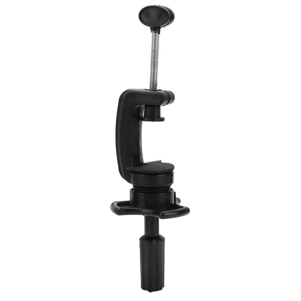 Professional Mannequin Head Holder for Hairdressing Training - Salon Wig Model Stand with Tripod Base (Black) | Perfect for Hairstyling Practice, Wig Display & Beauty School Training