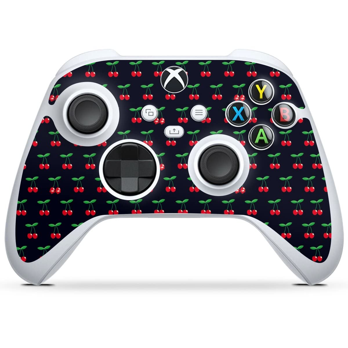 DeinDesign Cherry Fruit Skin Compatible with Microsoft Xbox Series S Controller - Protective Sticker Vinyl Wrap for Gaming, Custom Decoration, Gift Idea