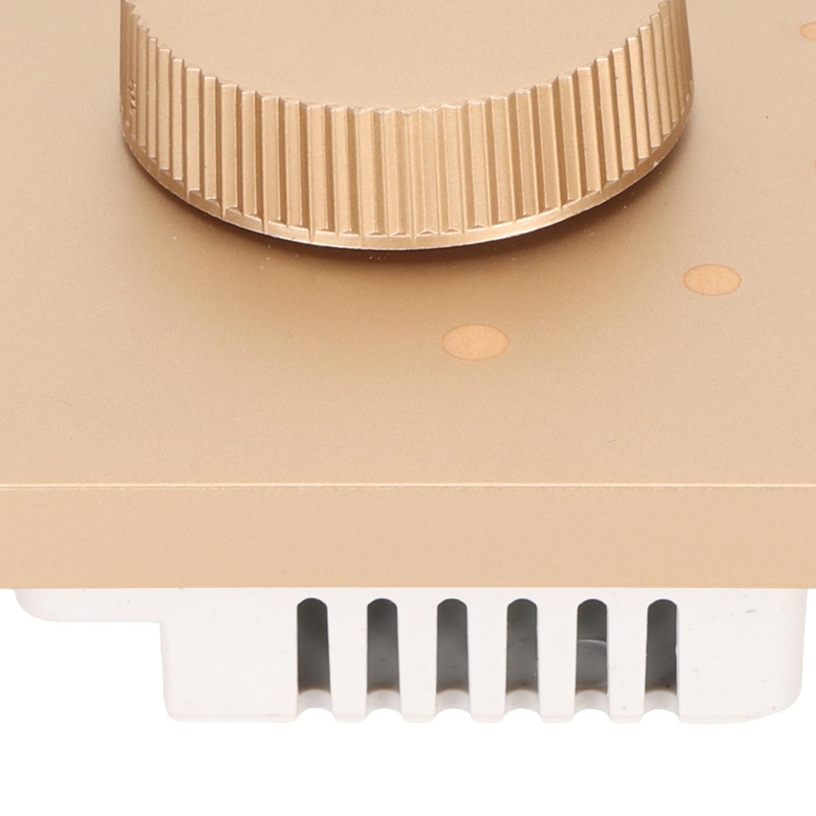 Mtlavishness 50W Professional Volume Control Knob - Gold & White Speaker Tuning Gear for Home Audio Systems | Perfect for DJ Mixing, Studio Recording & Hi-Fi Speaker Setup