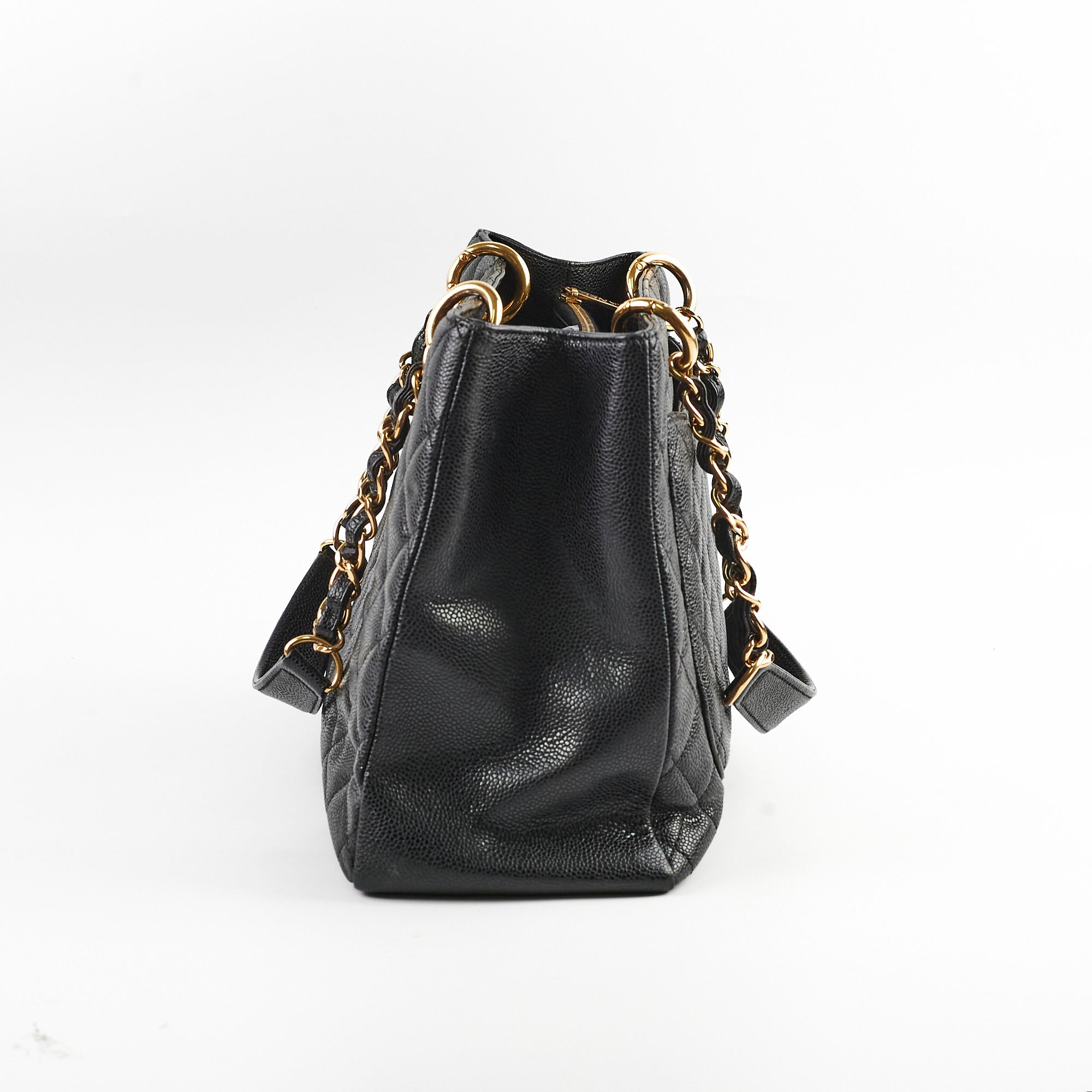 Chanel Caviar Leather Grand Shopping Tote GST Handbag - Luxury Designer Shoulder Bag for Women, Perfect for Work, Travel & Everyday Use