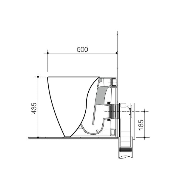 Caroma Urbane II Cleanflush Compact Wall-Mounted Toilet with Geberit Sigma Concealed Cistern - Space-Saving Modern Bathroom Solution for Small Homes & Apartments