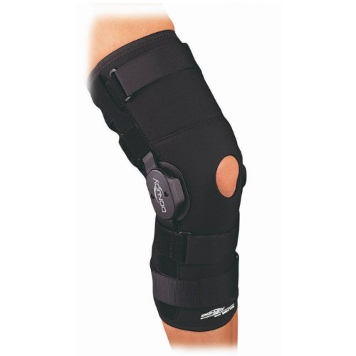 DonJoy Playmaker Drytex Knee Brace - Small, Wraparound, Closed Back Support for Active Lifestyles - Running, Basketball, Soccer & Workout Protection