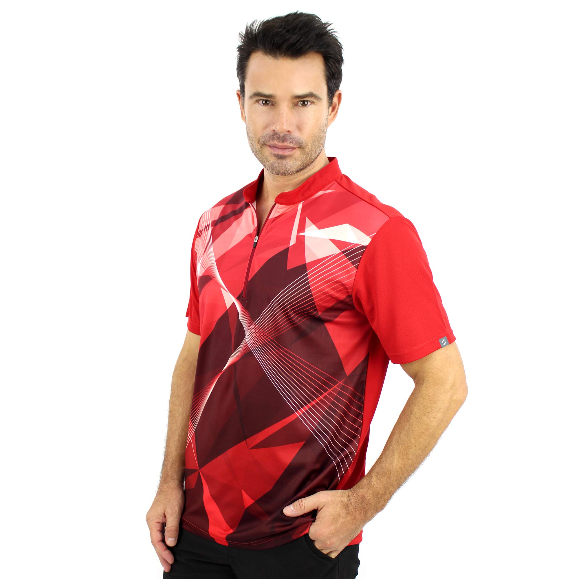 Men's Bowling Sublimation Printed Jersey - Moisture Wicking & Quick Dry Performance Shirt - Sizes S to 5XL - Perfect for Bowling Tournaments & Casual Sports Wear
