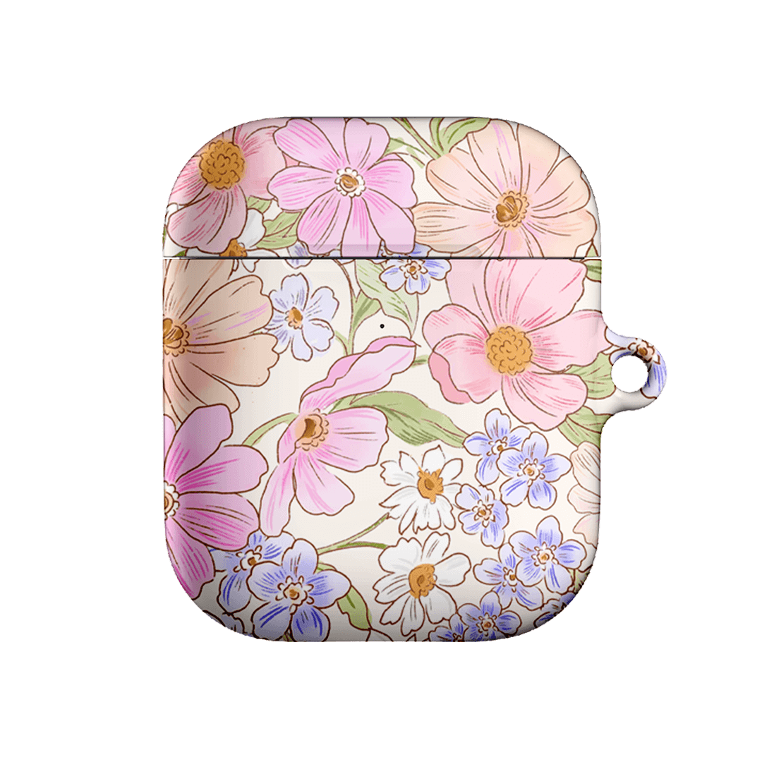 Lillia Flower AirPods Case Cover - Cute Floral Design Protective Case for Apple AirPods 1/2/3 Pro - Perfect Gift for Women Girls, Ideal for Daily Use, Travel & Work Accessories