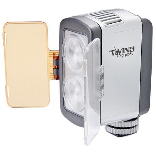 F&V #811081 TWINS DIGI Pro80D Professional LED Video Light for Photography & Filmmaking - Perfect for YouTube, Studio, and Live Streaming