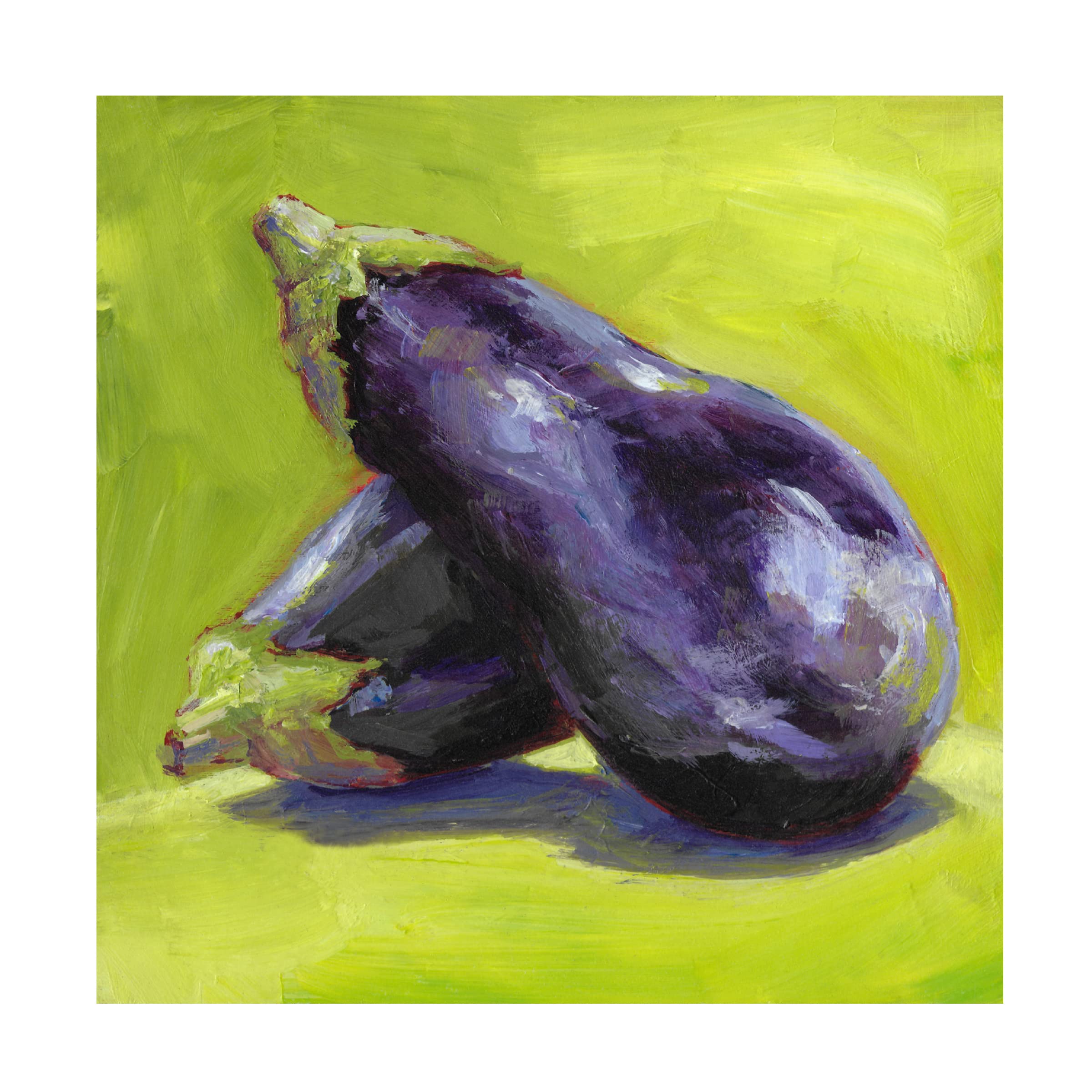 Trademark Fine Art 'Aubergine' Canvas Painting by Carol Young - Elegant Home Decor for Living Room, Bedroom & Office