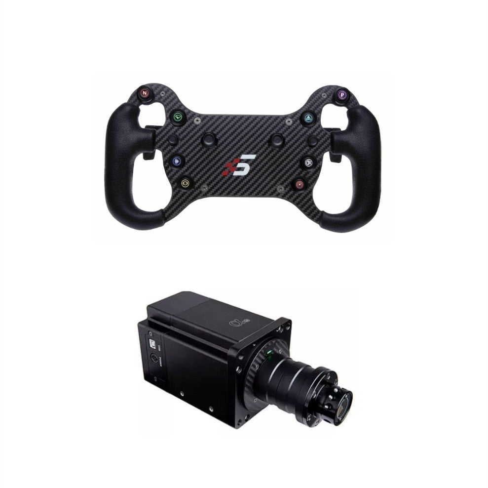 Simagic Alpha Direct Drive Wheel Base - 15Nm Torque for Realistic Racing Simulation | Compatible with PC & PS5 | Perfect for Sim Racing Enthusiasts & Professional Gamers