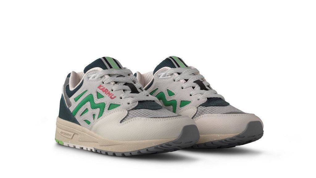 LEGACY 96 Sneakers - Lily White & Island Green Colorway | Stylish Casual Shoes for Men & Women | Perfect for Running, Walking & Everyday Wear