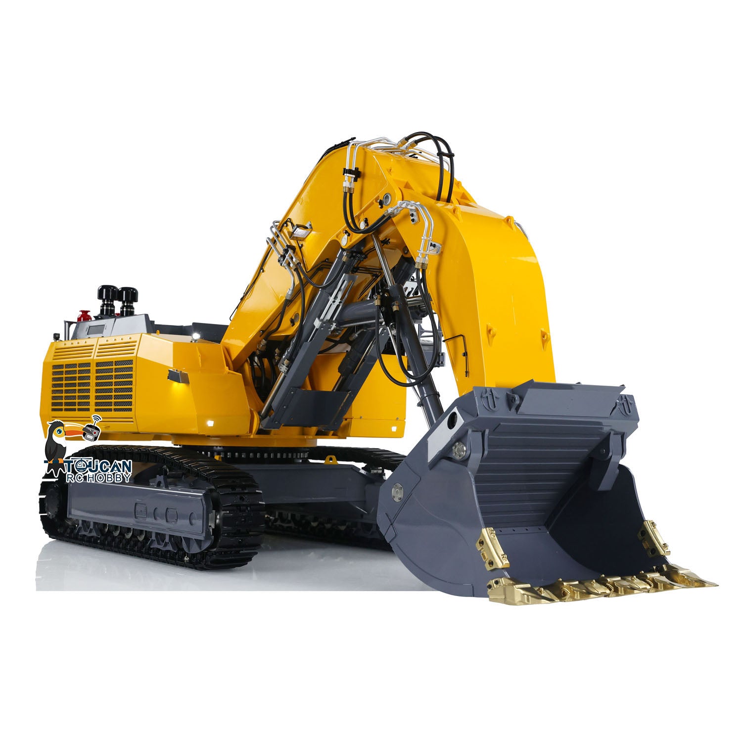 LESU 1/14 Scale RC Hydraulic Excavator 9150 Remote Control Digger Truck - RTR Hobby Model with Forward Shovel PL18EV Lite for Construction Simulation & Outdoor Play
