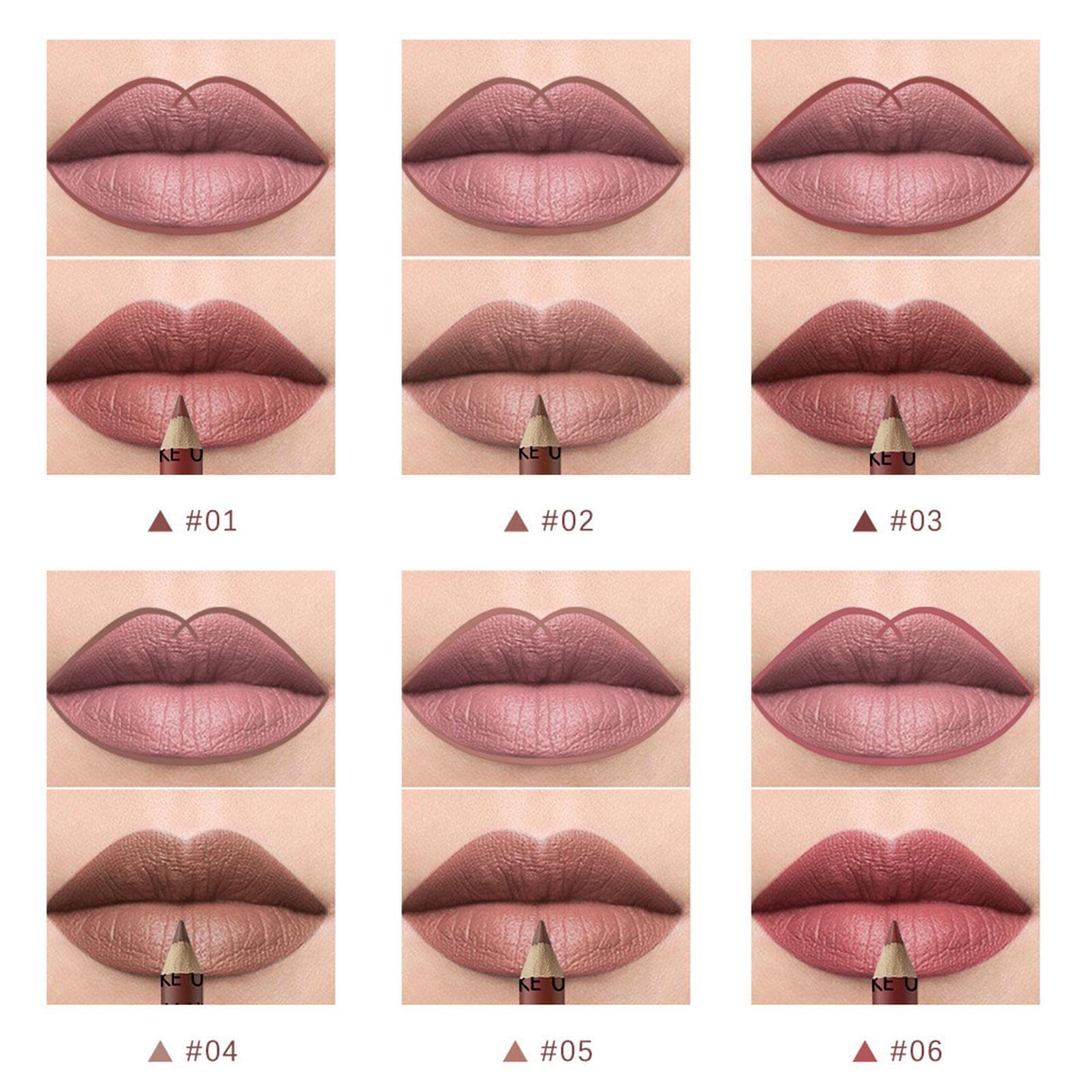 12 Color Matte Lip Liner Pencil Set - Professional Velvet Lipstick Pencils for Women & Girls | Long-Lasting Lip Makeup for Everyday Wear, Parties & Special Occasions