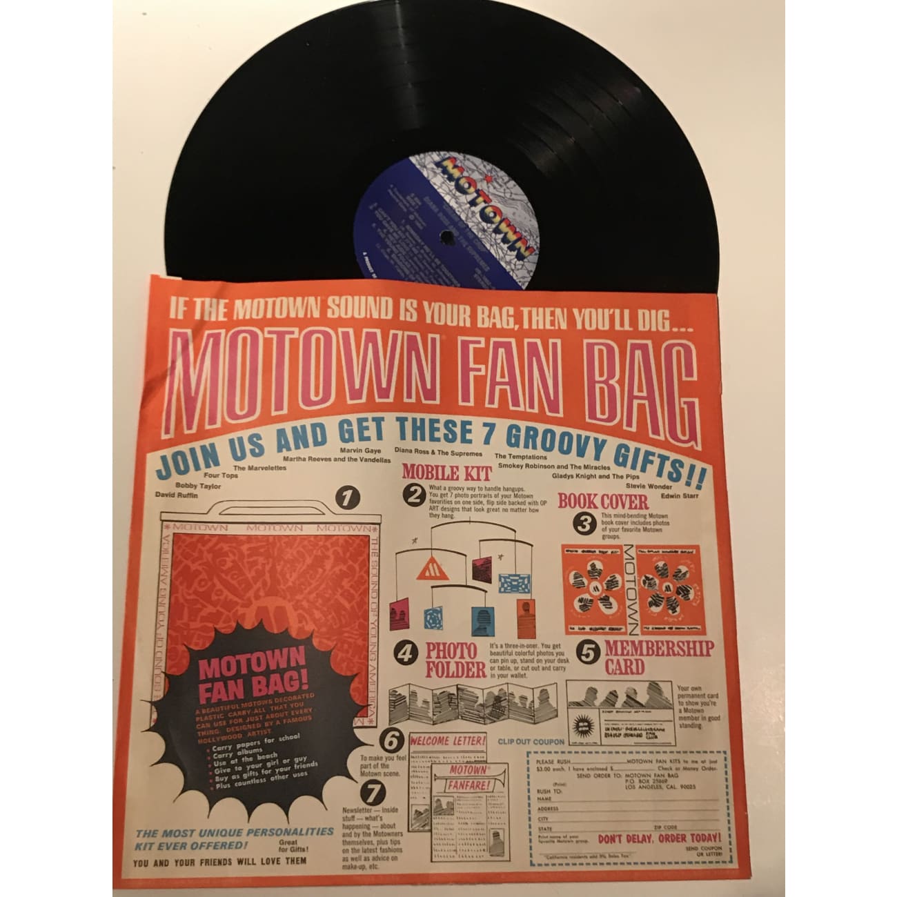 Original Diana Ross & The Supremes Signed Album with JSA COA - Autographed by Diana Ross & Mary Wilson - Perfect for Music Collectors & Vintage Vinyl Enthusiasts