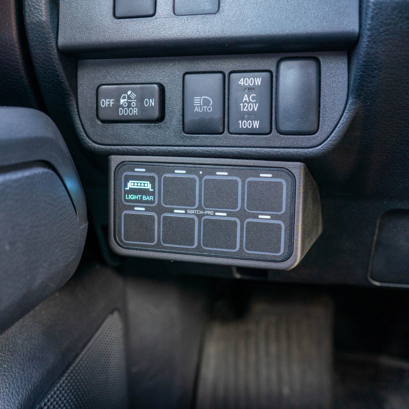 16-23 Toyota Tacoma SDHQ Built Complete Switch Pros SP 9100 Mounting Kit - Heavy Duty Off-Road Switch Panel Mount for Overlanding & 4x4 Adventures