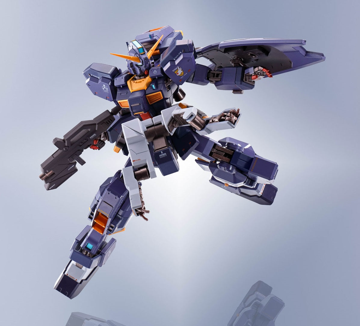 Bandai Metal Robot Spirits Gundam Advance of Zeta TR-1 Hazel Custom Combat Deployment Colors Action Figure with Option Parts Set - Collectible Anime Model Kit for Display & Gundam Battle Scenes