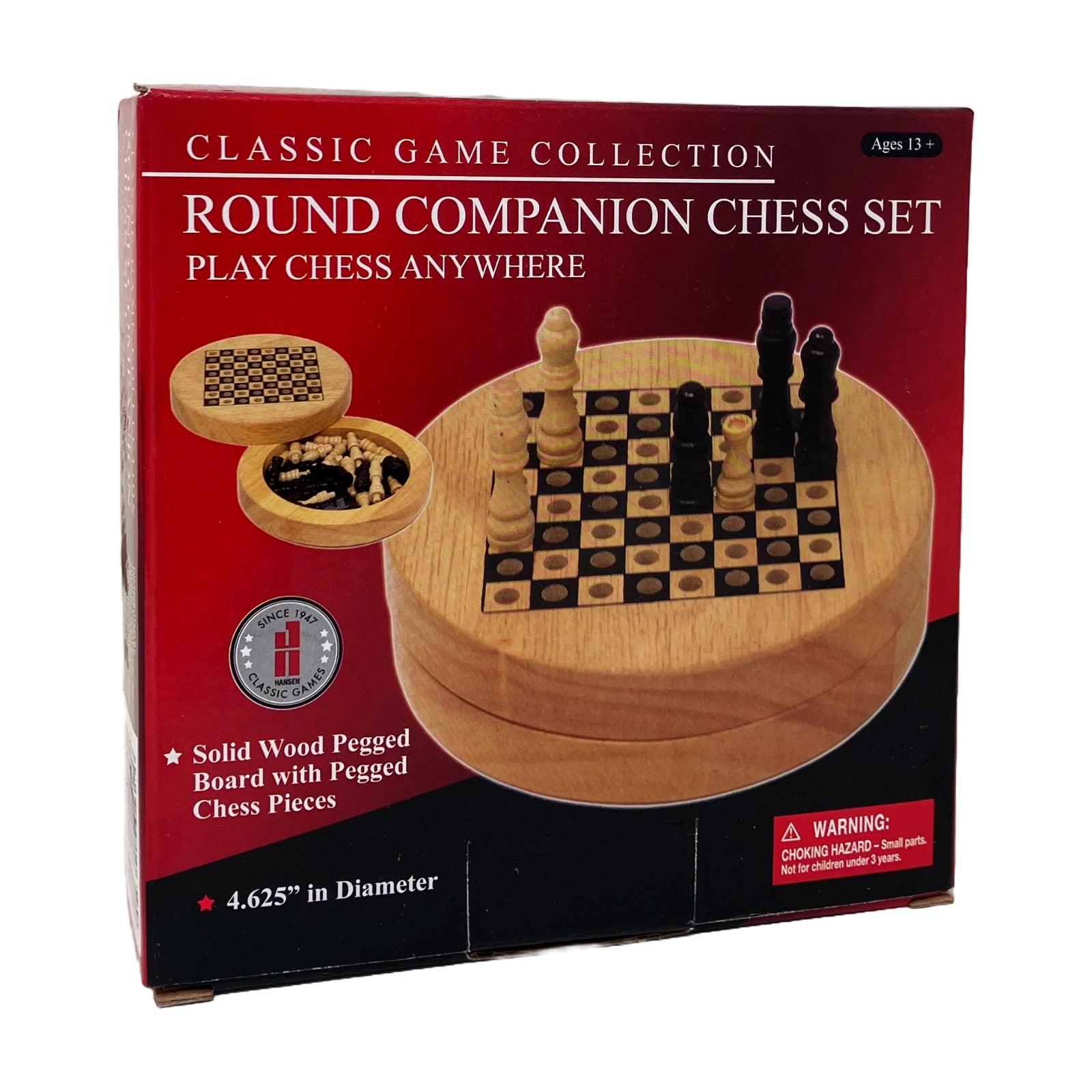 Classic Round Chess Set - Portable Travel Edition for Adults & Kids - Perfect for Outdoor Picnics, Camping & Family Game Nights