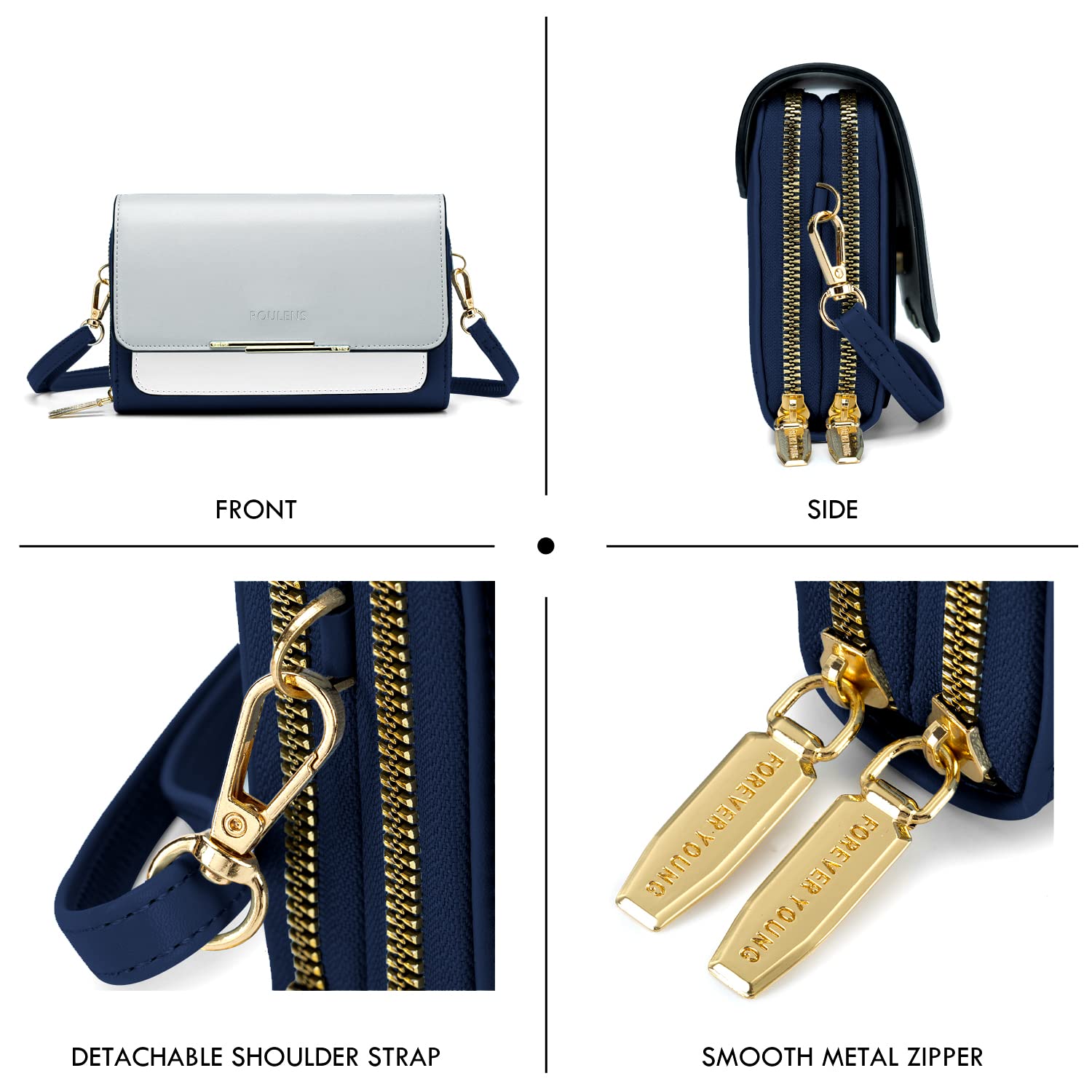 Stylish Women's Small Crossbody Bag with Phone Pocket & Credit Card Slots - Perfect for Everyday Use, Travel, and Shopping