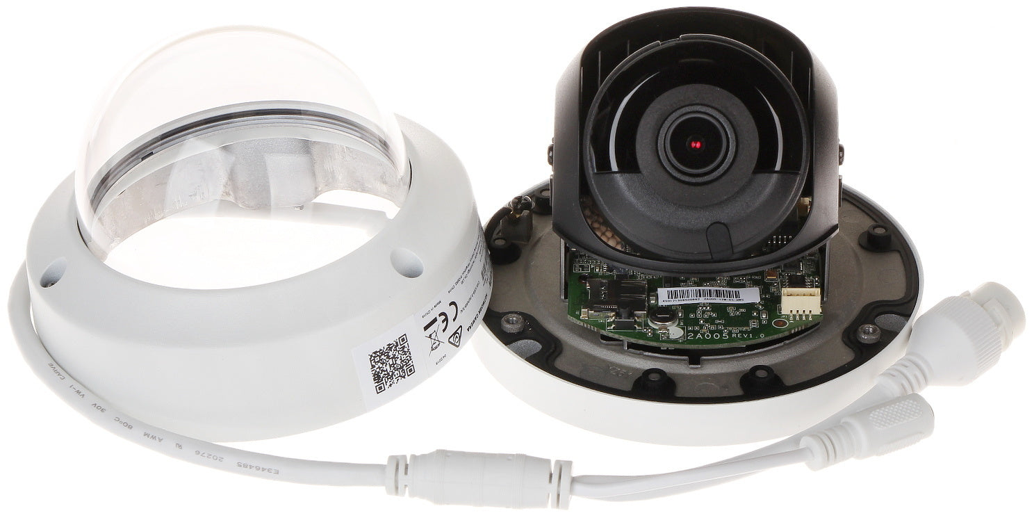 Hikvision DS-2CD2143G2-I 4MP Outdoor Dome Security Camera with IR Night Vision, PoE, SD Slot - Ideal for Home & Business Surveillance